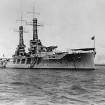 USS Oklahoma (BB-37) in Guantanamo Bay 1 January 1920