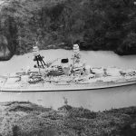 USS Oklahoma Panama Canal 1930s