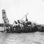 Wreckage of USS Oklahoma raised after Pearl Harbor Attack 1943 2