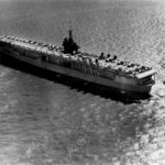USS Ranger (CV-4) at anchor