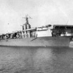 Aircraft carrier USS Ranger (CV-4) – port quater view January 1943