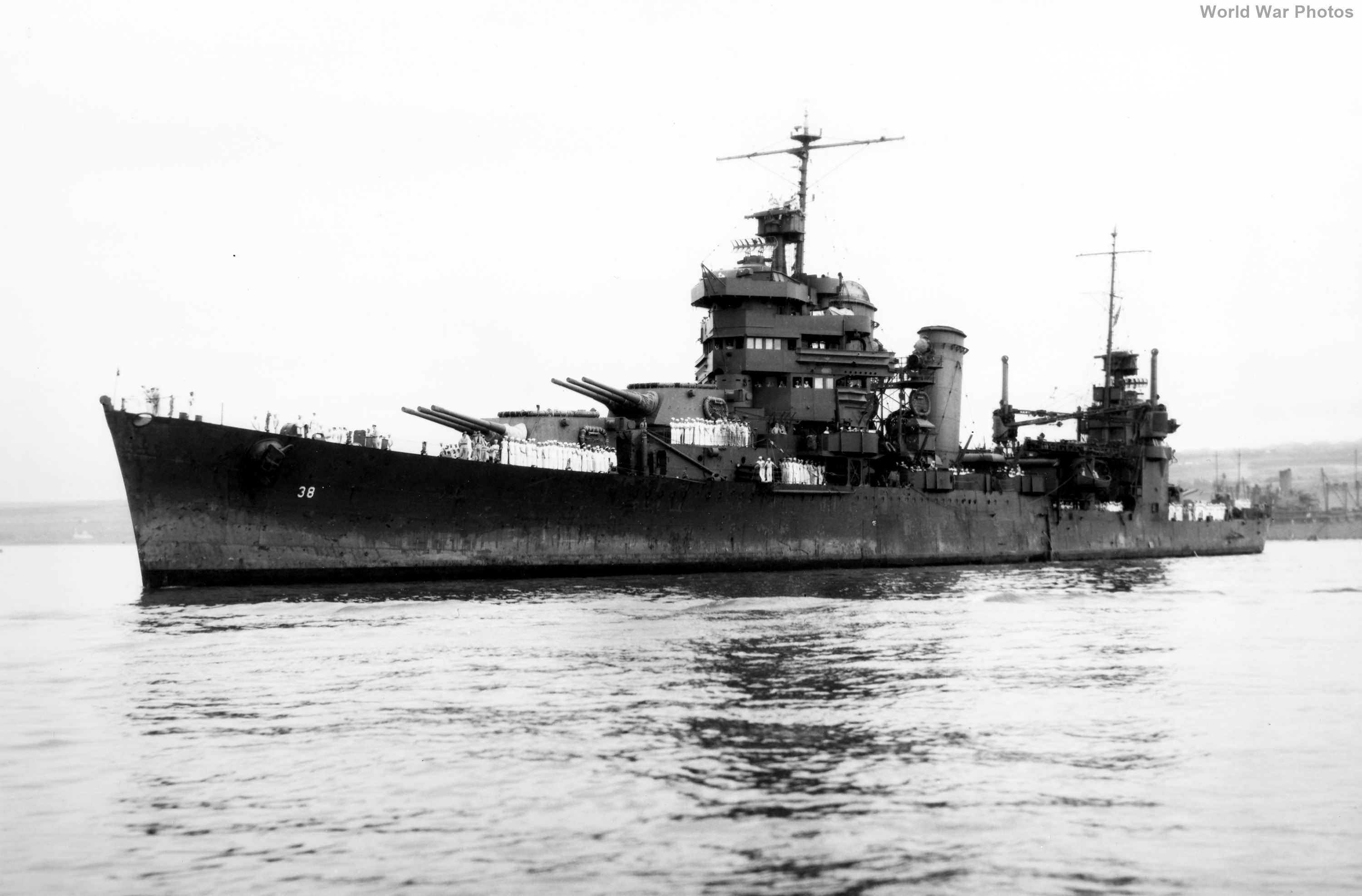 USS San Francisco at Pearl Harbor 4 December 1942