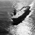 USS Santee (CVE-29) during a convoy run to Casablanca in June 1943
