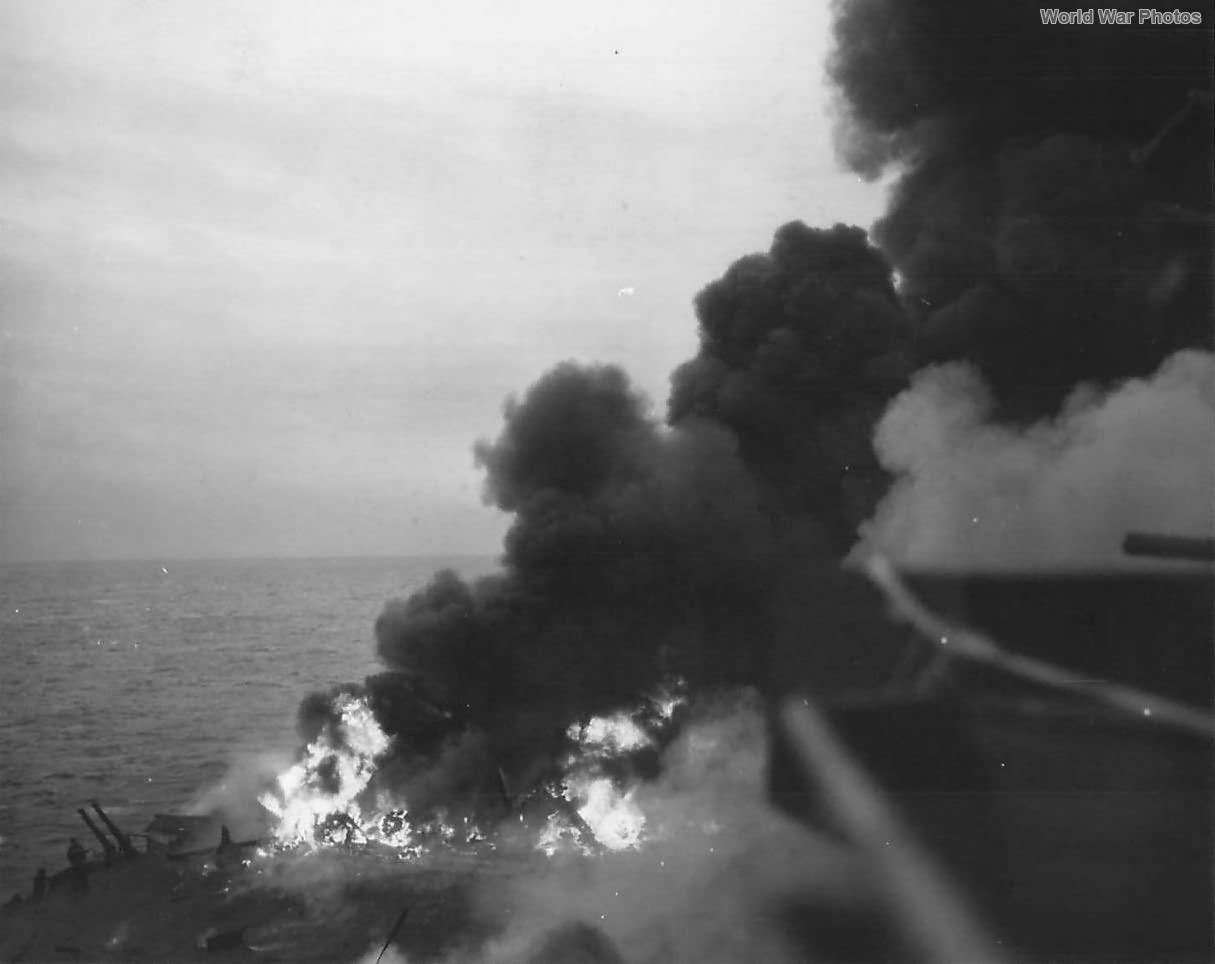 Fires on USS Saratoga after Japanese attack off Chichi Jima