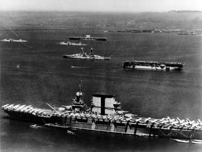 Aircraft carriers USS Saratoga and USS Langley – inter-war period