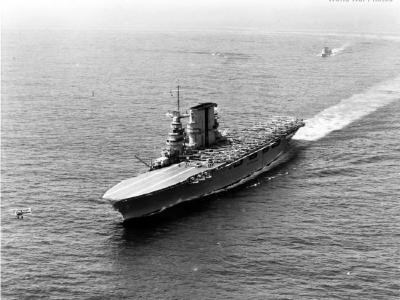USS Saratoga CV-3 1935