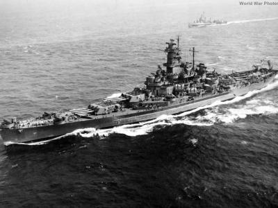 Battleship USS South Dakota August 9, 1943