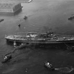 Launching of the battleship USS South Dakota June 7, 1941