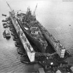 Battleship USS South Dakota Guam May 1945