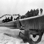 Launch of submarine USS Capelin SS-289