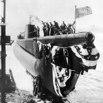 Launch of submarine USS Corvina SS-226