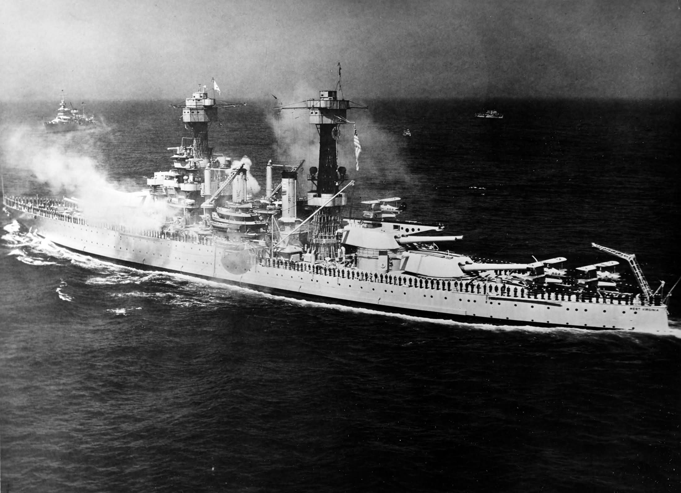 Battleship USS West Virginia BB-48 1934