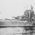 Battleship USS West Virginia BB-48 starboard