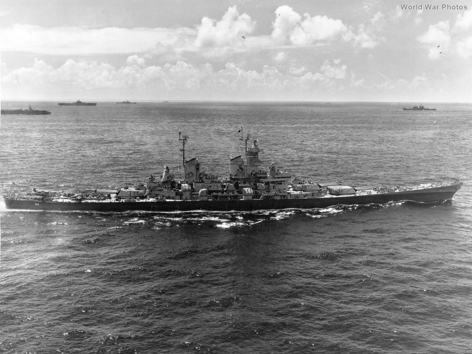 Battleship USS Wisconsin 1945