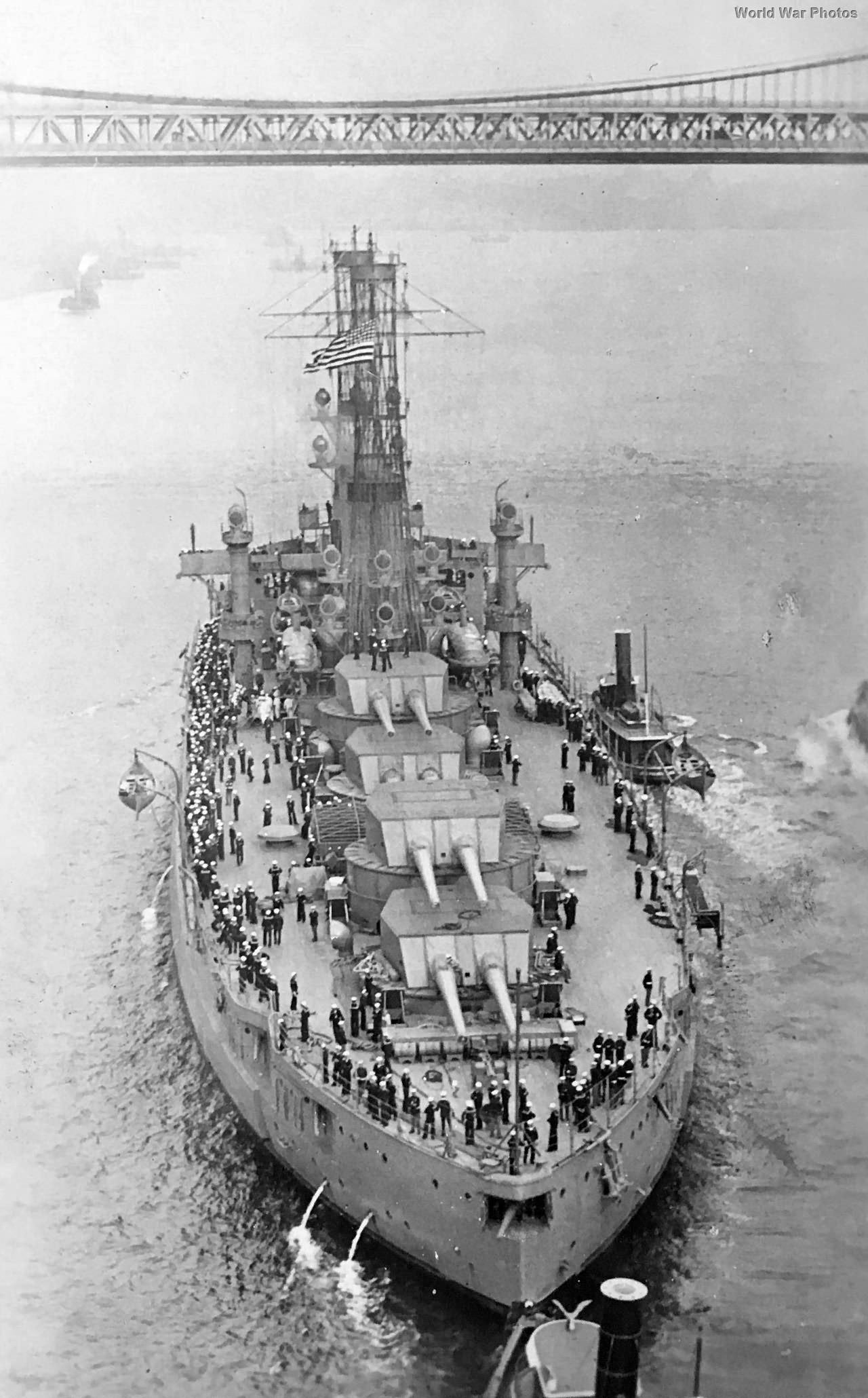 Battleship USS Wyoming October 1912