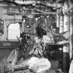 USS Yorktown CV-10 hit by Kamikaze, March 1945