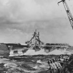 USS Yorktown CV-10 in camouflage 1944