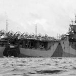 USS Yorktown at Majuro Atoll