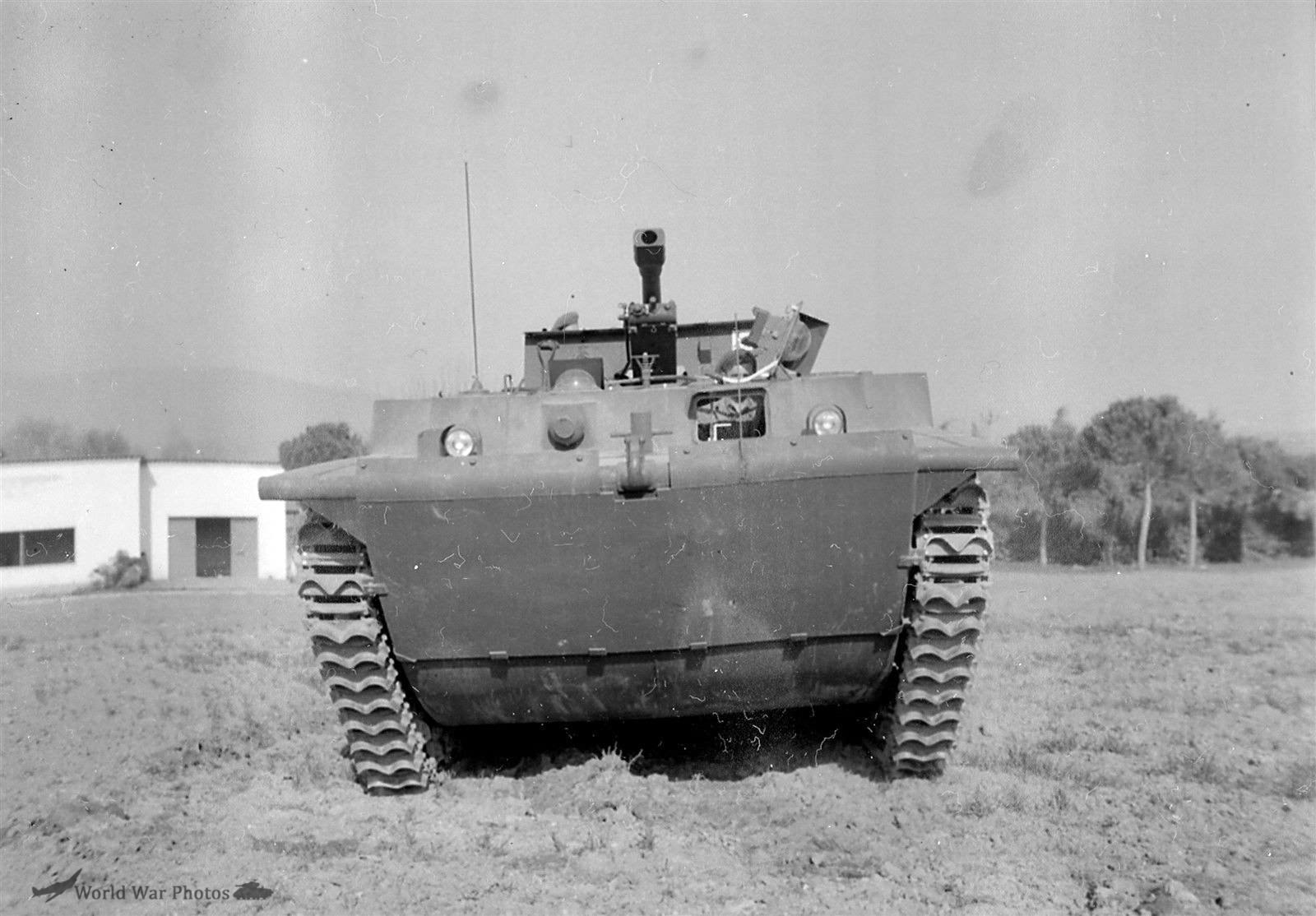 British LVT Fantail Amtrac Perugia Italy