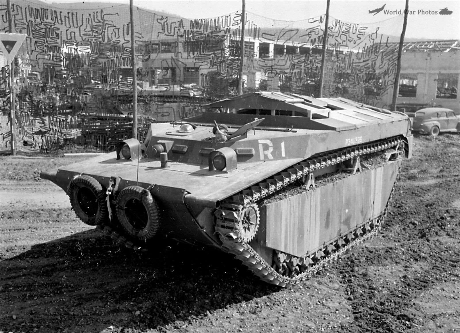 British LVT Fantail Command Amtrac Perugia Italy