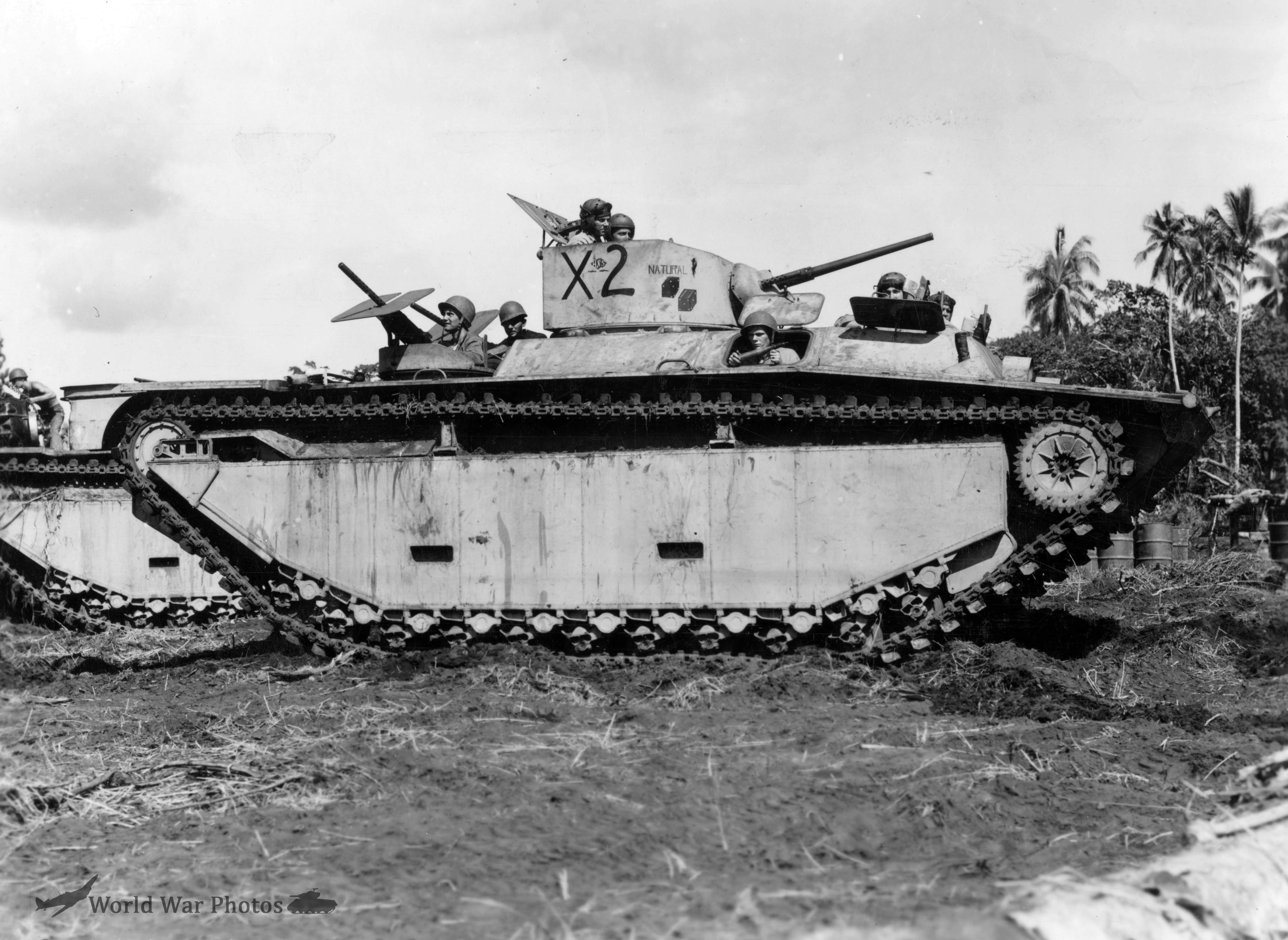 amphibious tractor LVT(A)-1