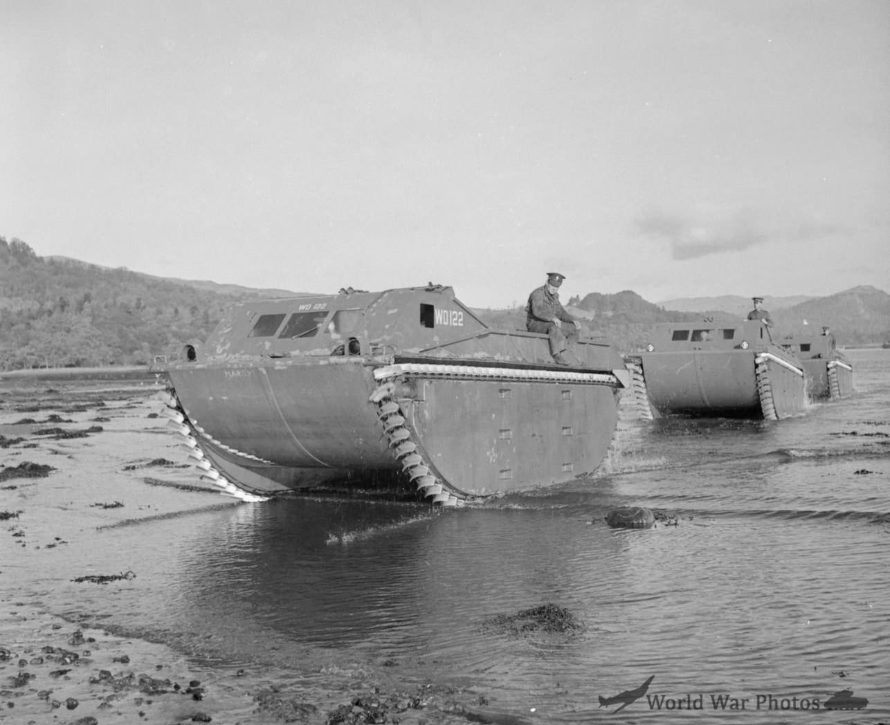LVT-1 Alligator on trials at Inverary in Scotland 20 November 1942
