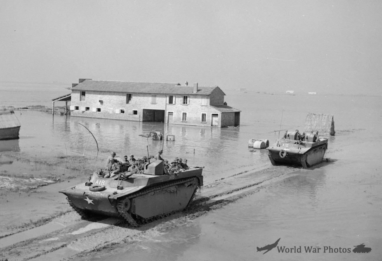LVT-4 Lake Comacchio 11 April 1945