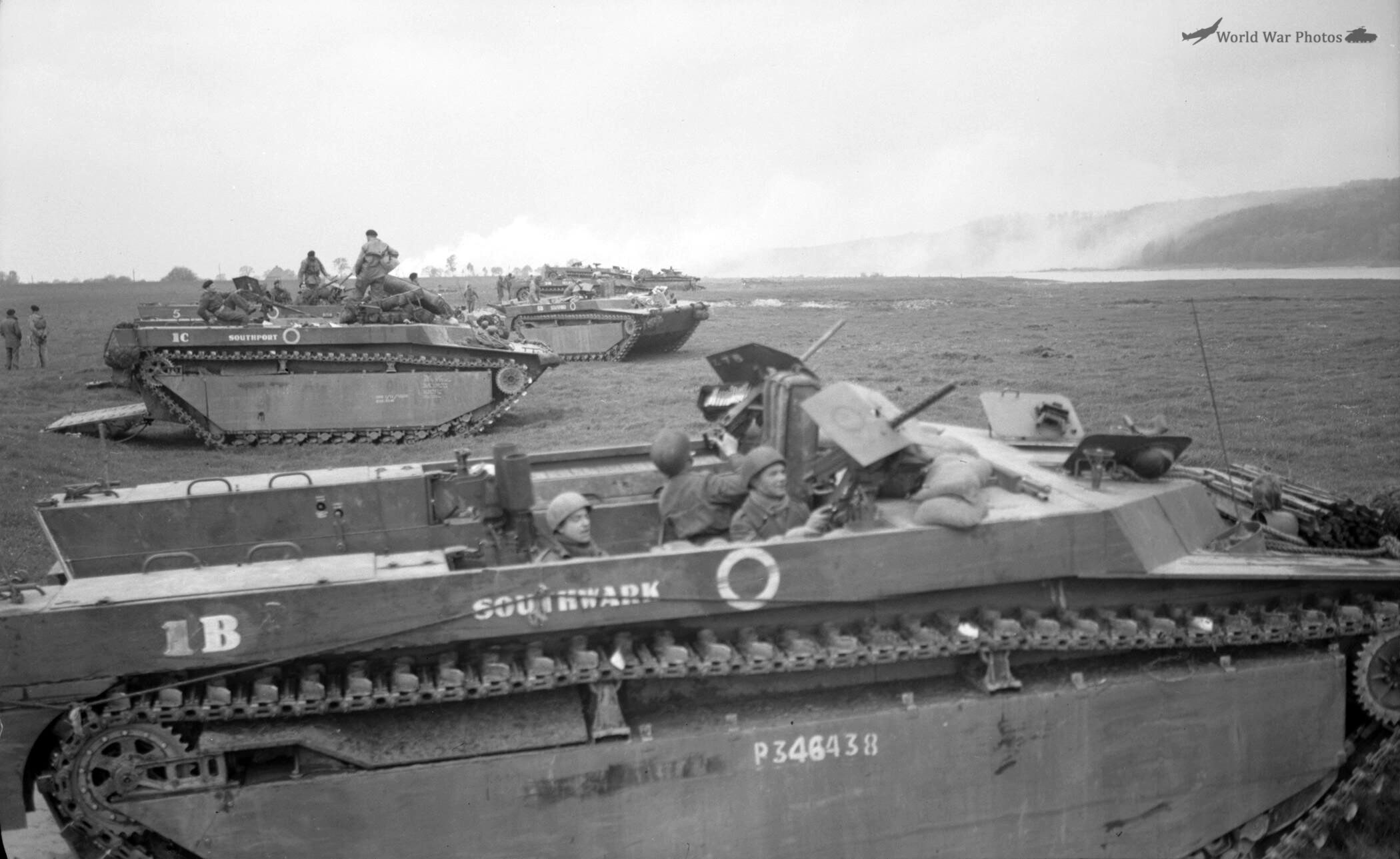 LVT banks of the Elbe 1945