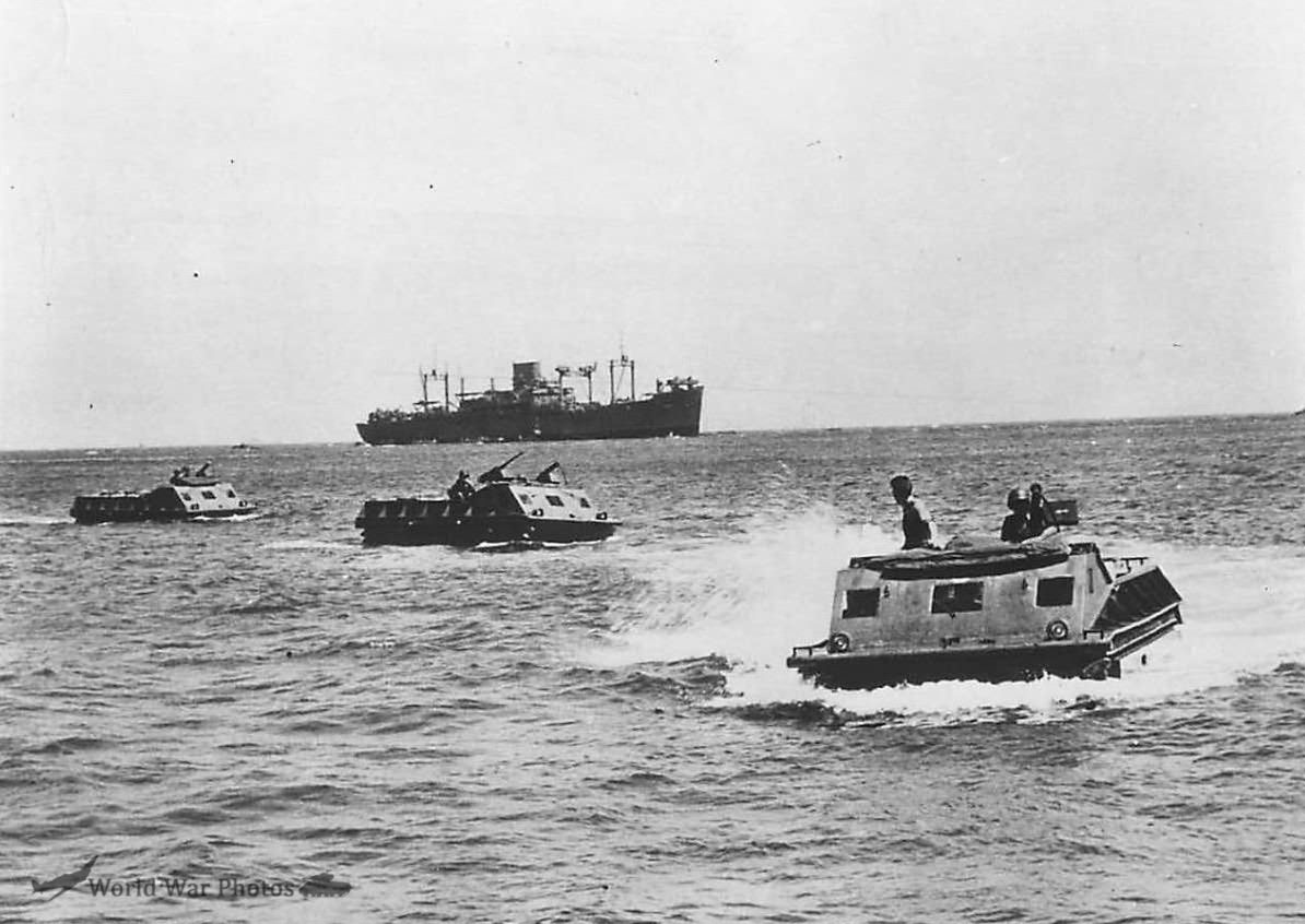 Marine LVT-1 Head to Guadalcanal