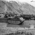 7th Infantry Division LVT-1 Alligator on Attu Holtz Bay Aleutians