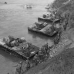 88th Infantry Division LVT Buffalo and Troops Cross Po River Ostiglia Italy 24apr45