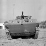 British LVT Fantail Amtrac Perugia Italy