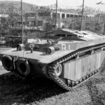 British LVT Fantail Command Amtrac Perugia Italy