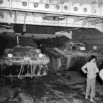 DUKW and LVT Amtrac in LST USS Maffin Bay New Guinea 26July 1944
