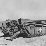 Jeep Entering A Water Buffalo LVT-2
