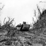 LVT-4 amphibious tractor with flamethrower