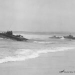 LVT head out to sea