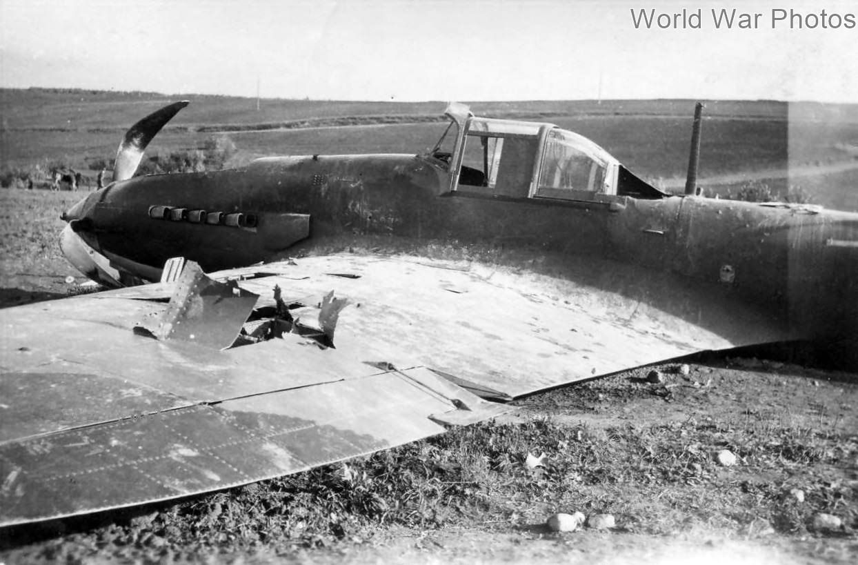 Crashed IL-2 single seater