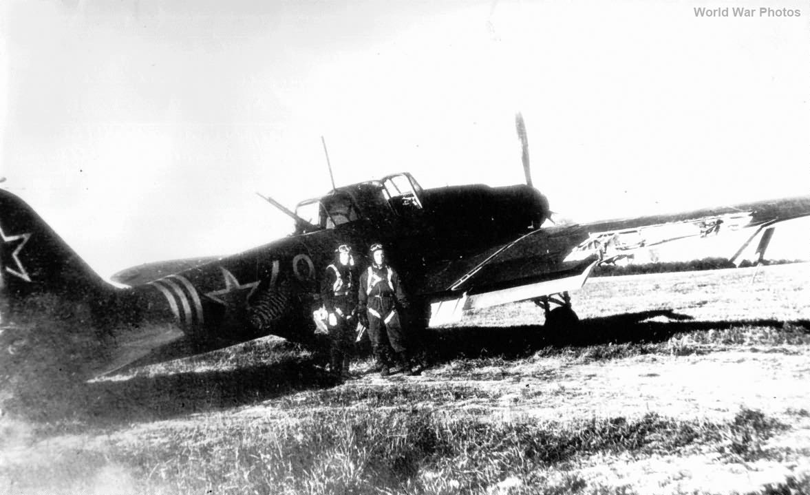 Heavily damaged IL-2 26 July 1944