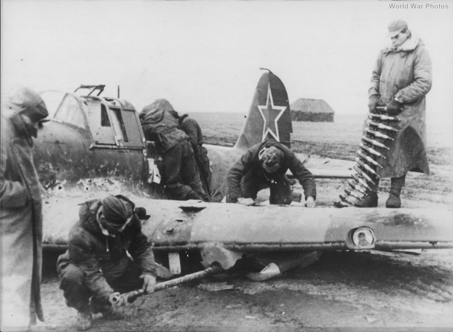 Wreckage of downed Il-2 1944