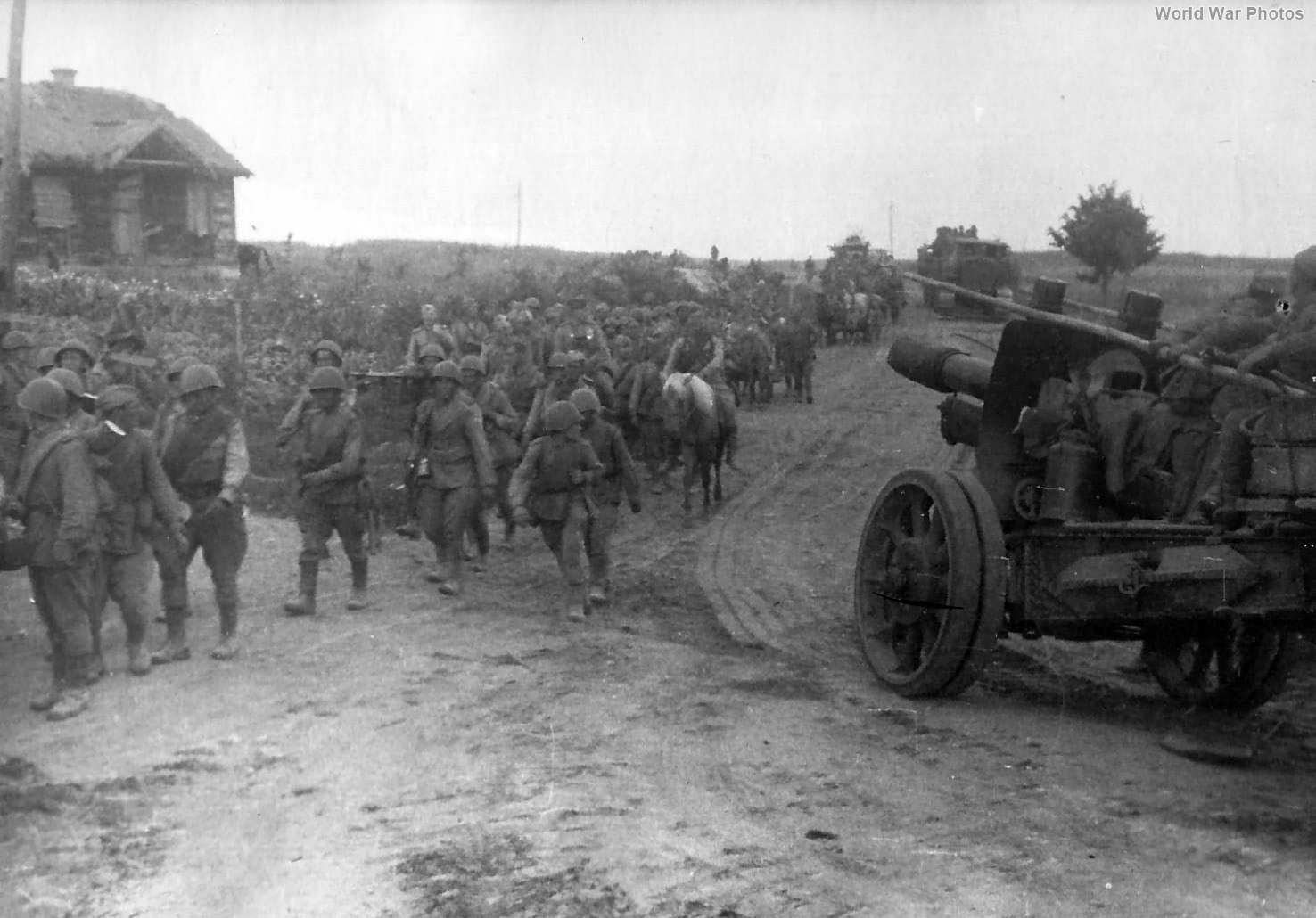 Soviet soldiers in Poland