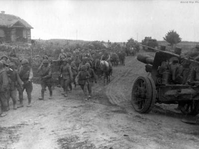 Soviet soldiers in Poland