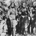 Group of Women in Red Army with rifles