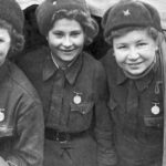Russian Nurses with medals Leningrad 1943