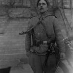 Russian soldier with PPSH 41 assault rifle Cobbelsdorf Germany 45