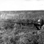 Soviet soldier with PTRB
