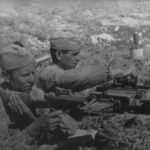 Soviet soldiers with MG