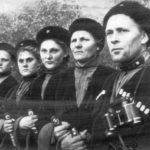 Women cossack family fight Germans 1943