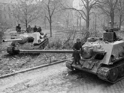 SU-100 of the 18th Tank Corps 1945