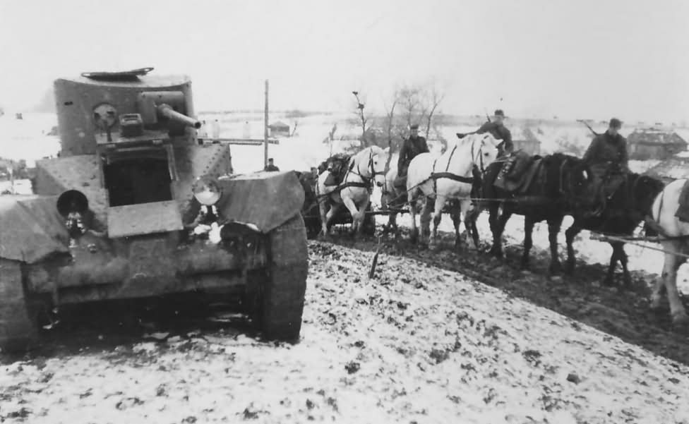 BT 2 tank in winter